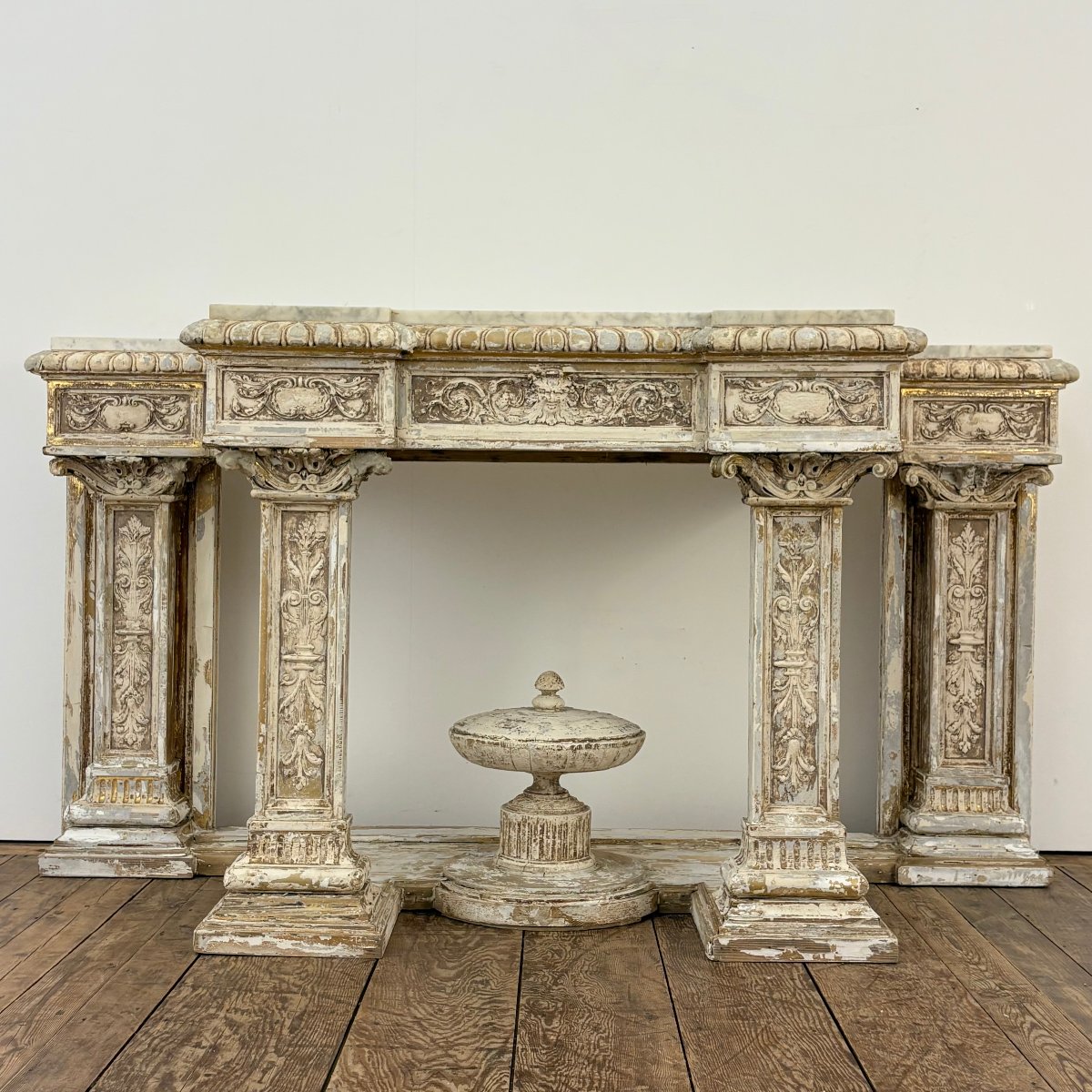 Large 19th-century Console Table In The Etruscan Style-photo-3
