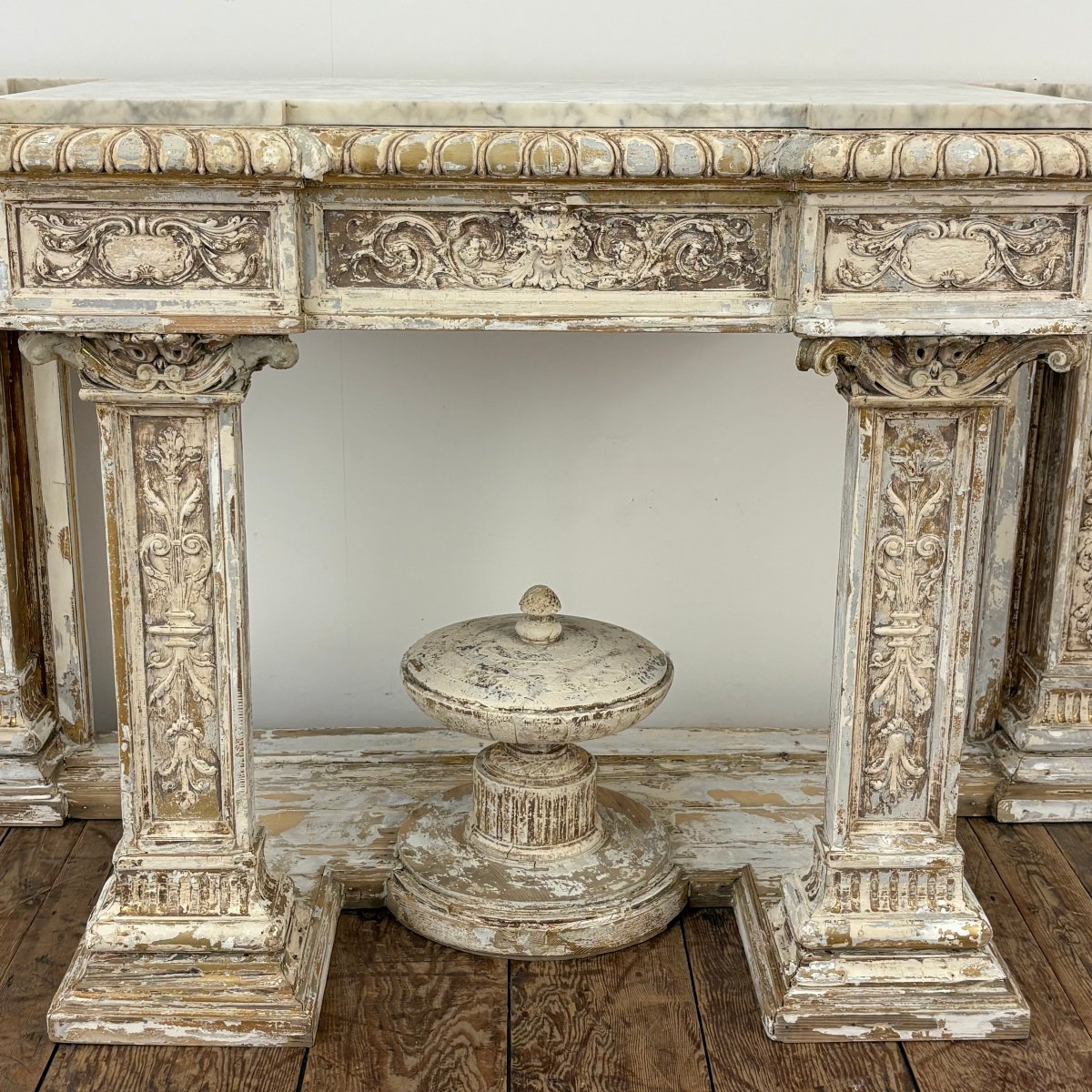 Large 19th-century Console Table In The Etruscan Style-photo-4