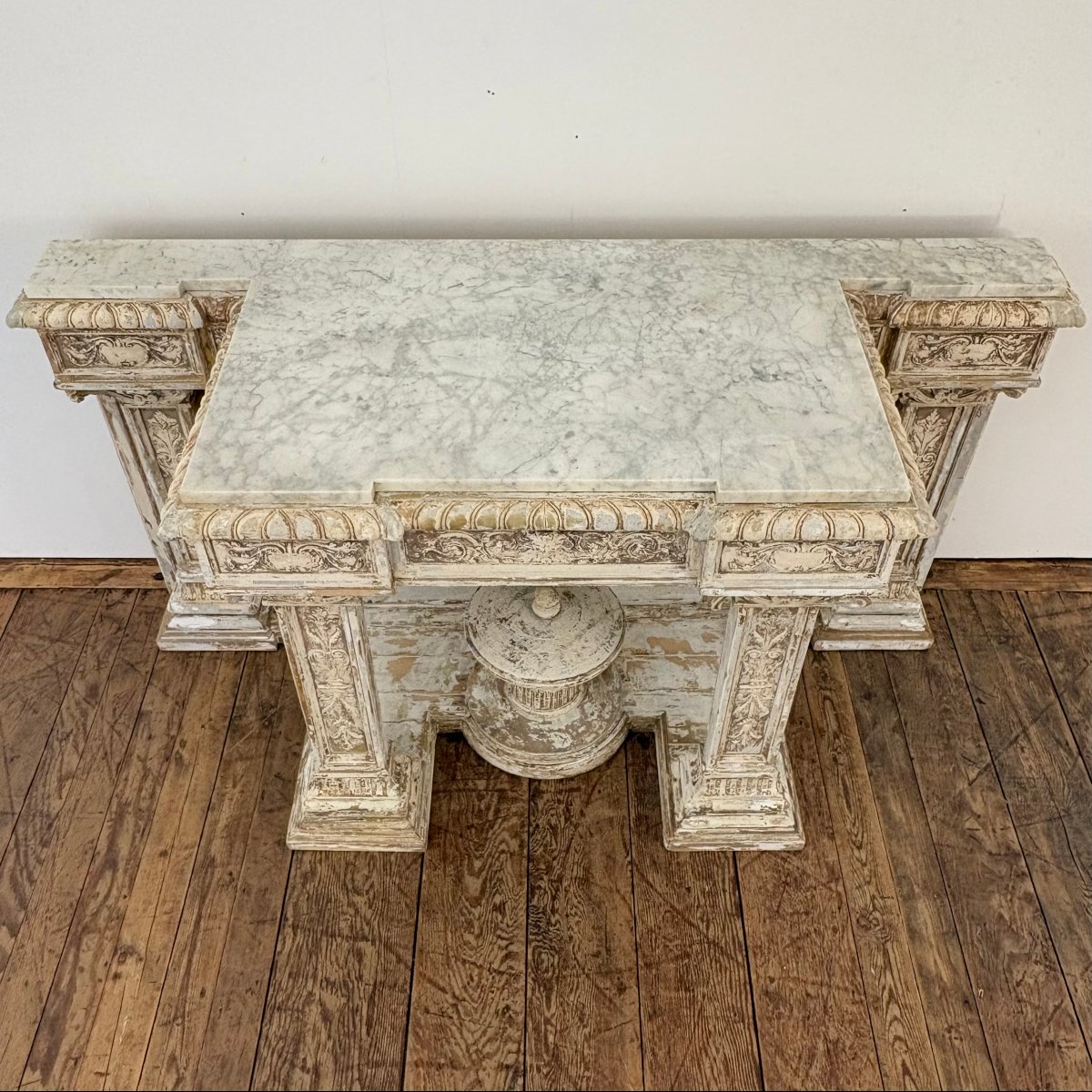 Large 19th-century Console Table In The Etruscan Style-photo-1