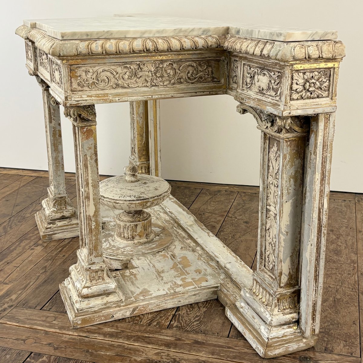 Large 19th-century Console Table In The Etruscan Style-photo-6