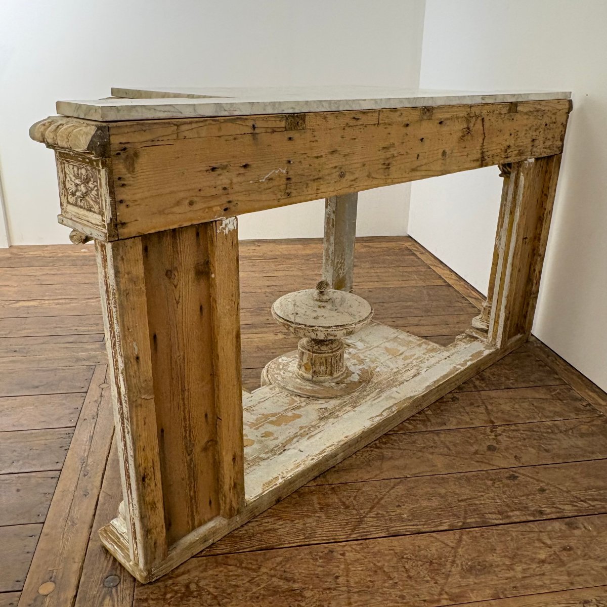 Large 19th-century Console Table In The Etruscan Style-photo-7