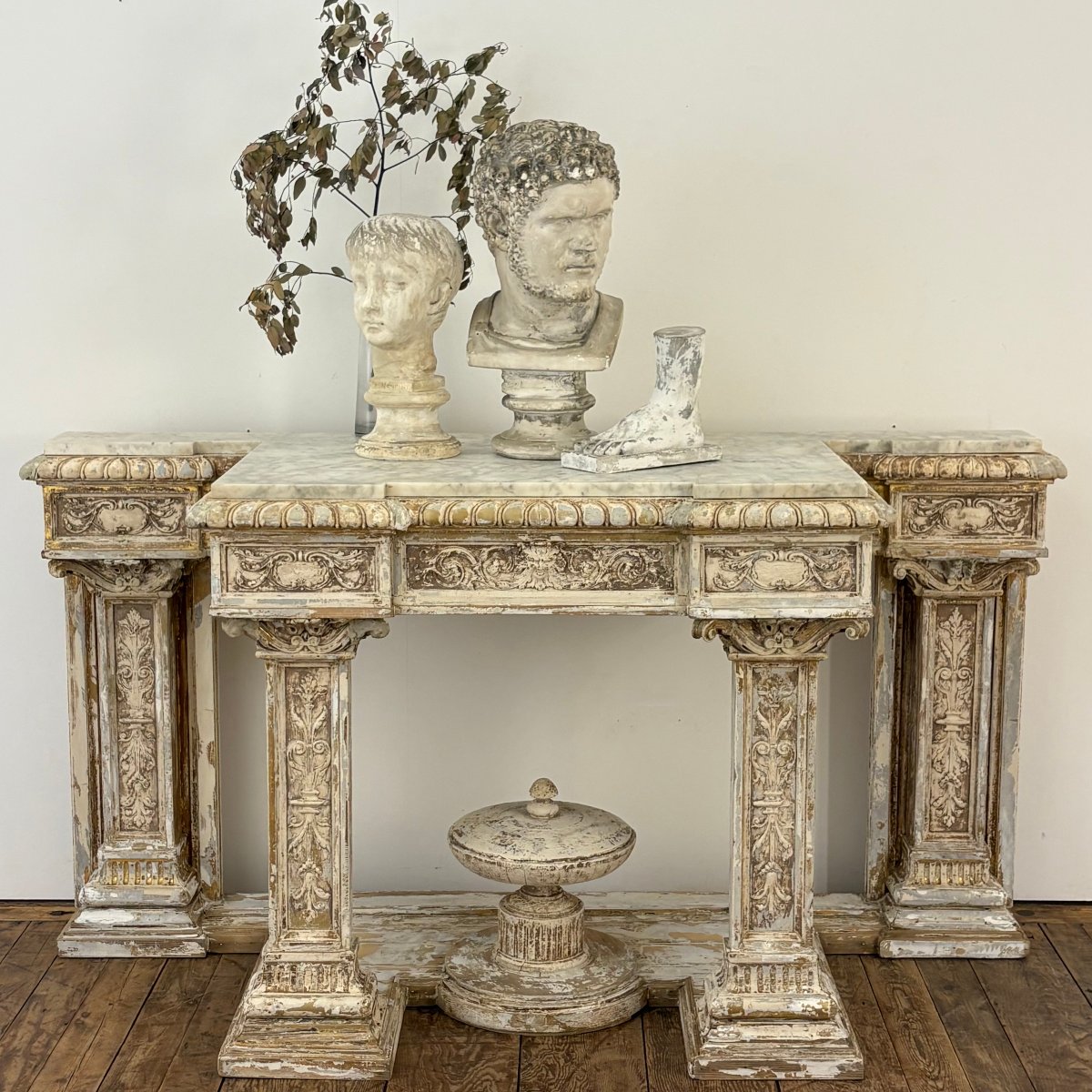 Large 19th-century Console Table In The Etruscan Style