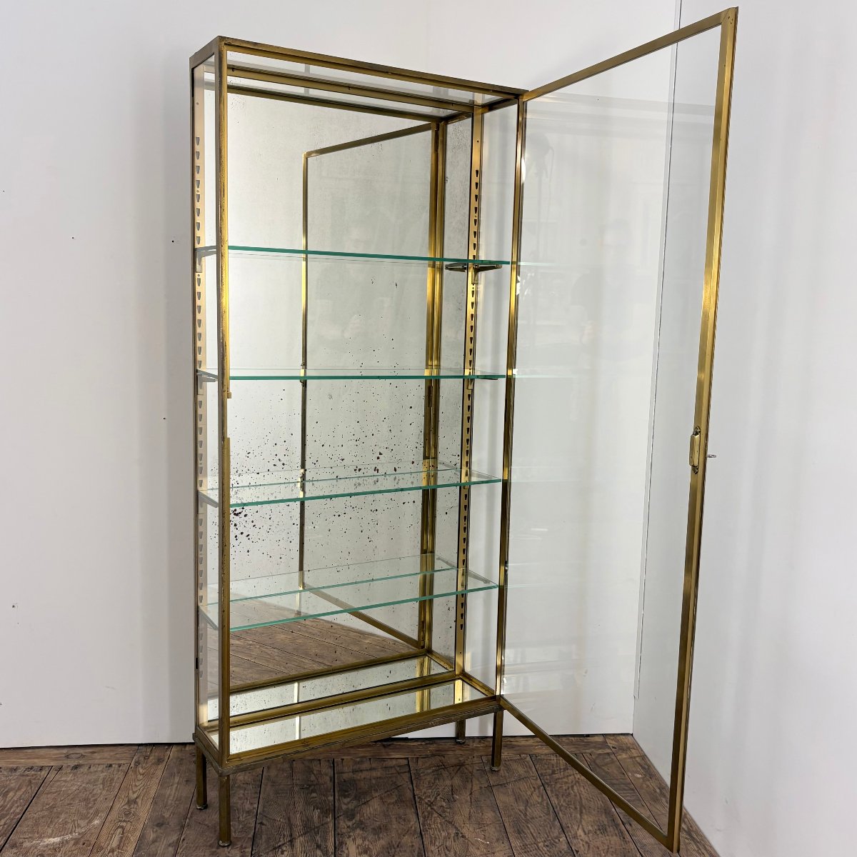 Vitrine de magasin en laiton-photo-2