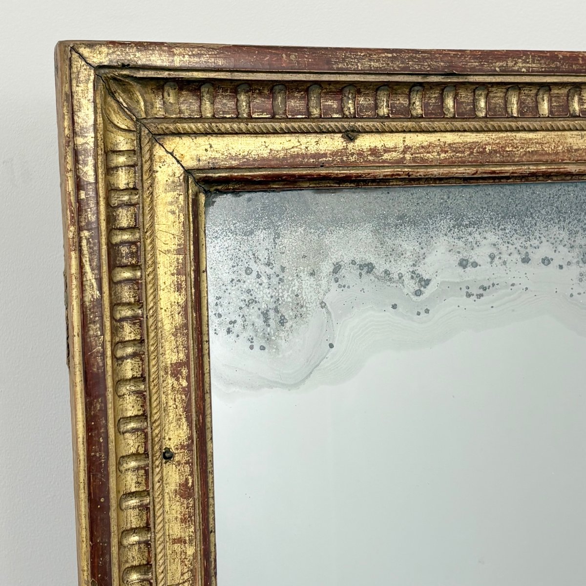 Large Louis XVI-era Paneled Mirror-photo-2