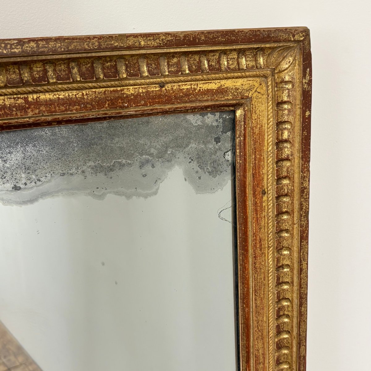 Large Louis XVI-era Paneled Mirror-photo-2