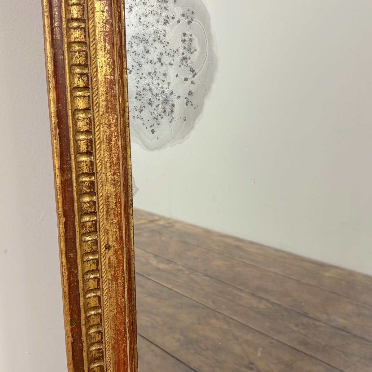 Large Louis XVI-era Paneled Mirror-photo-3