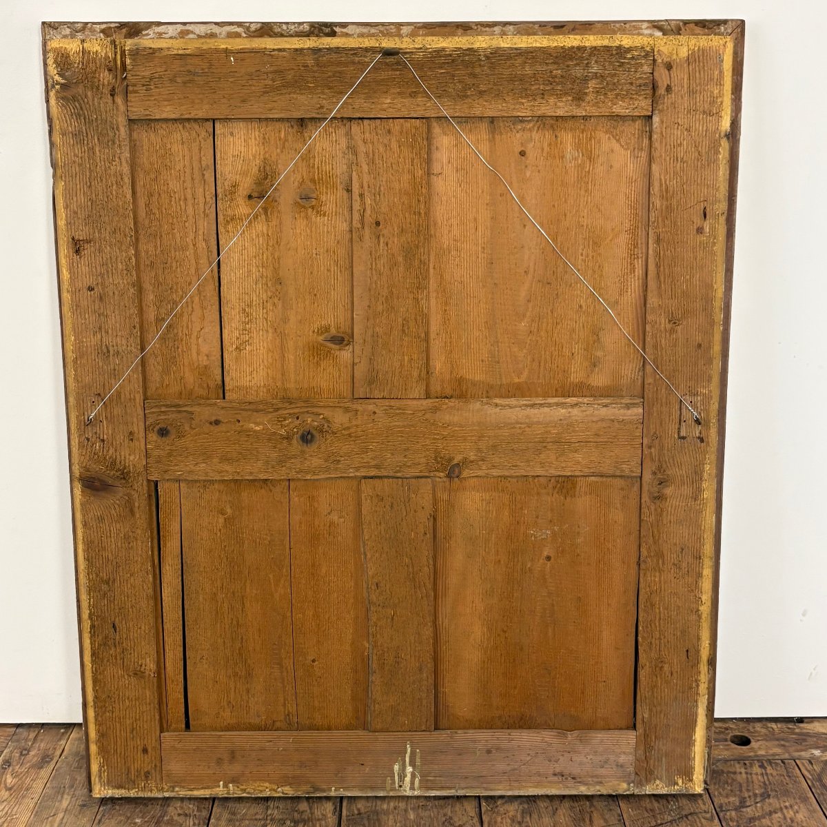 Large Louis XVI-era Paneled Mirror-photo-4