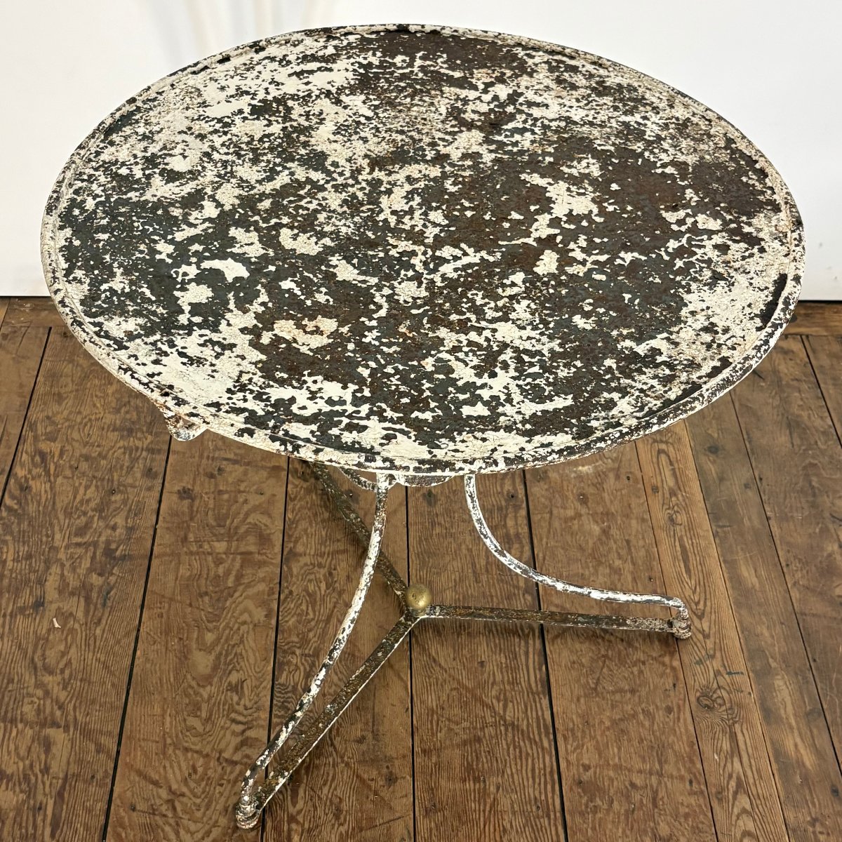 19th-century Wrought-iron Side Table-photo-2