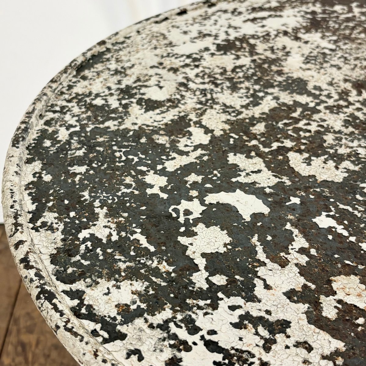 19th-century Wrought-iron Side Table-photo-3