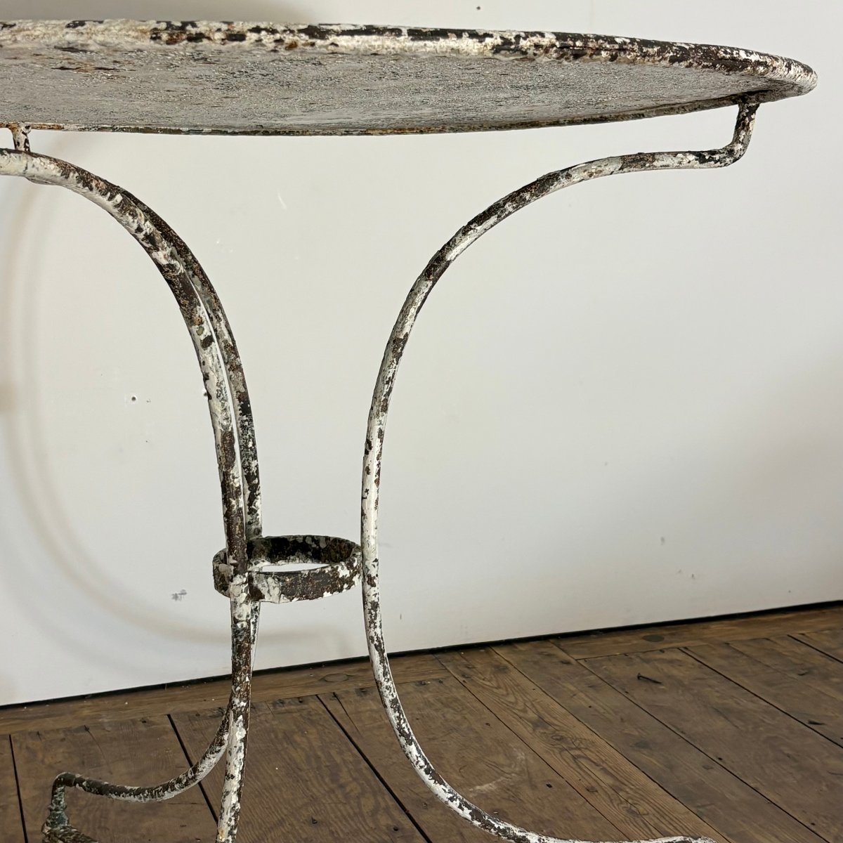 19th-century Wrought-iron Side Table-photo-1