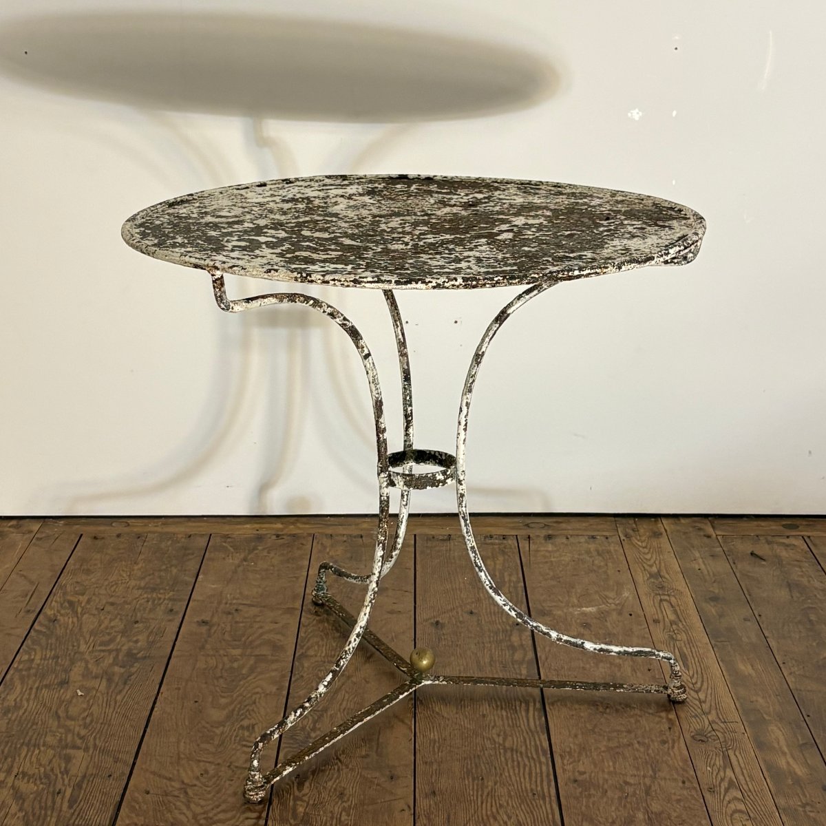 19th-century Wrought-iron Side Table-photo-5