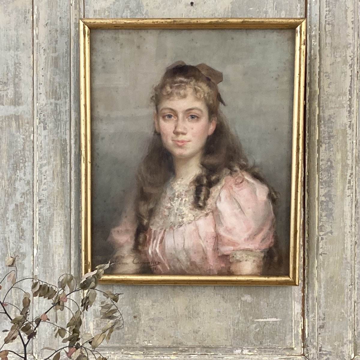 Portrait de jeune fille par Madeleine Carpentier-photo-2