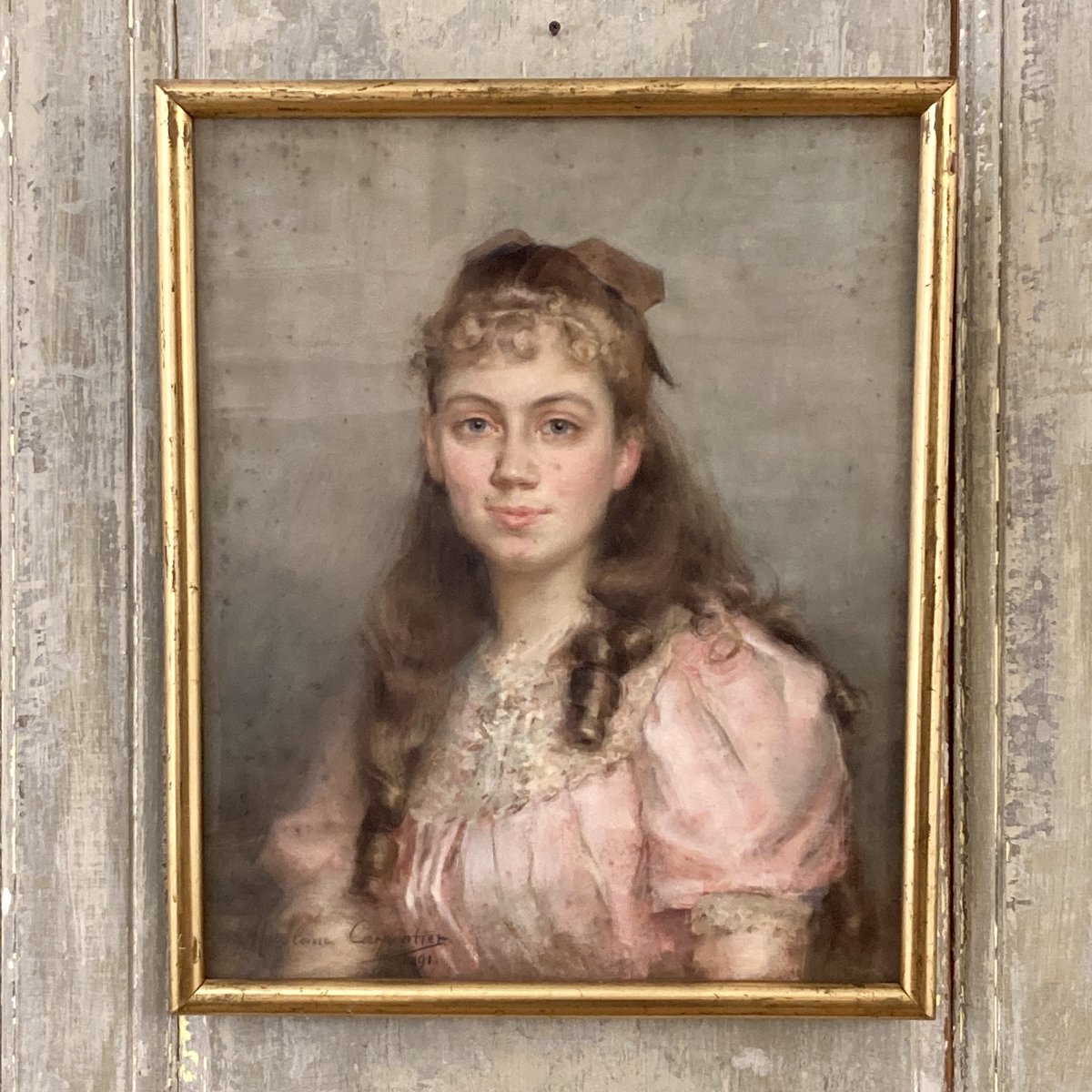Portrait de jeune fille par Madeleine Carpentier