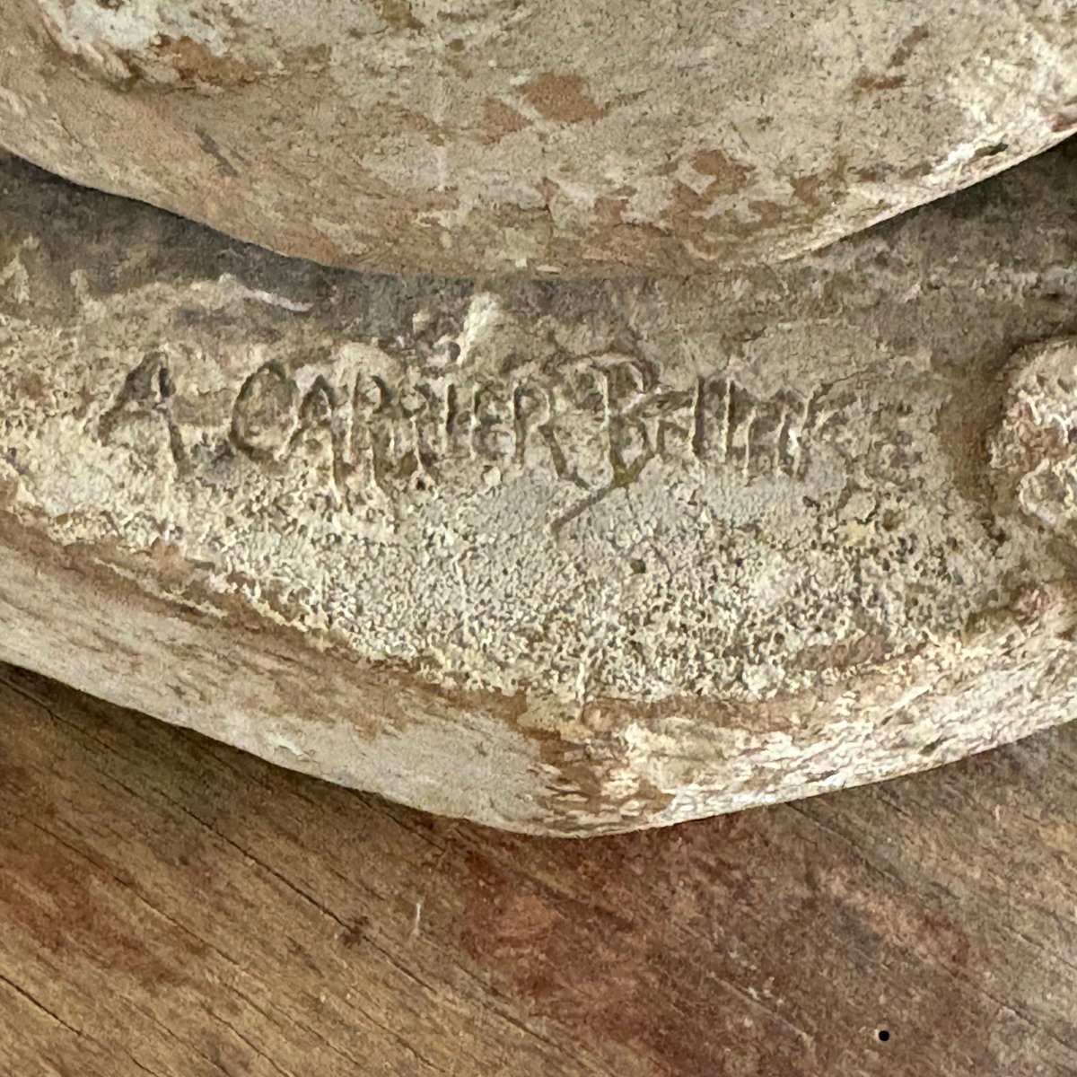 Original Plaster Sculpture Signed By Carrier Belleuse-photo-1