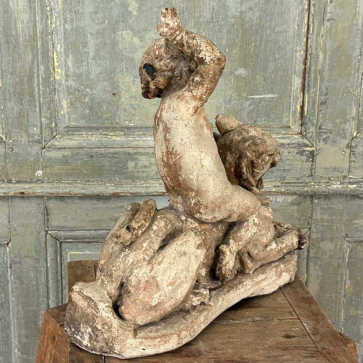 Original Plaster Sculpture Signed By Carrier Belleuse-photo-2