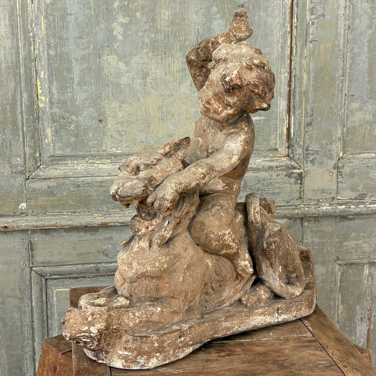 Original Plaster Sculpture Signed By Carrier Belleuse-photo-4