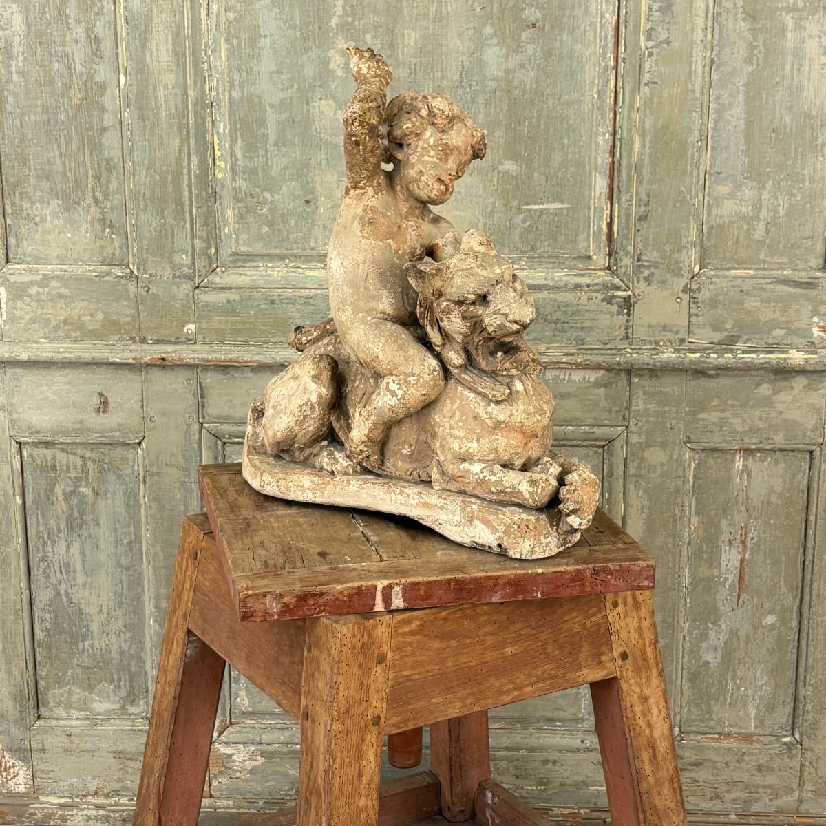 Original Plaster Sculpture Signed By Carrier Belleuse-photo-7