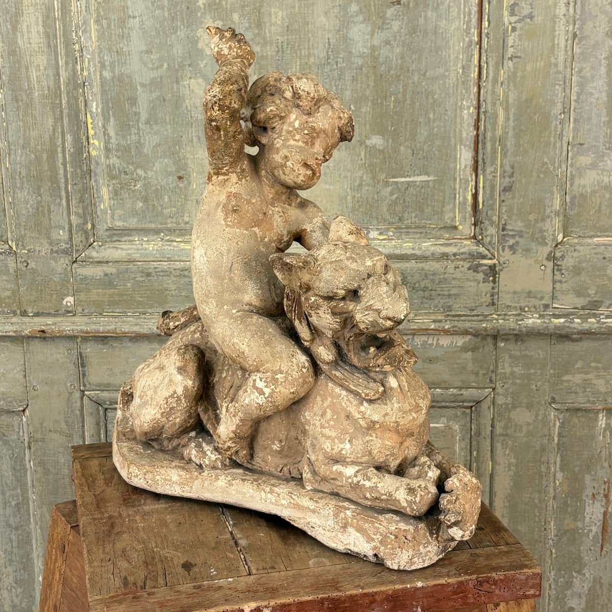 Original Plaster Sculpture Signed By Carrier Belleuse