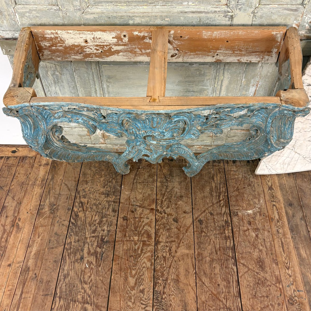Console Provençale d'époque Louis XV-photo-7