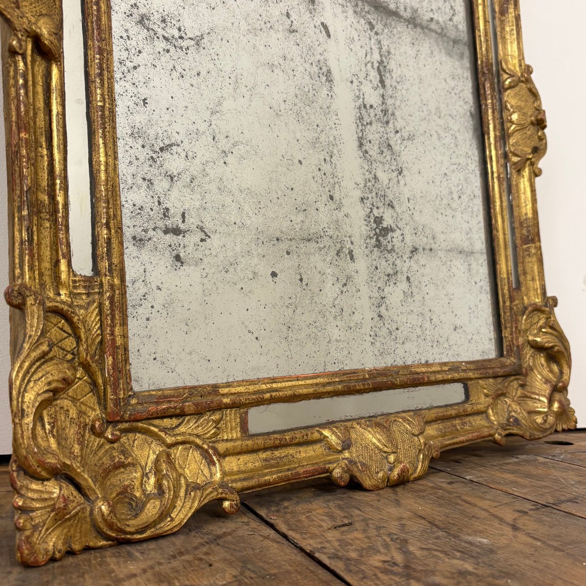 Regence-era Mirror With Glazing Beads-photo-3