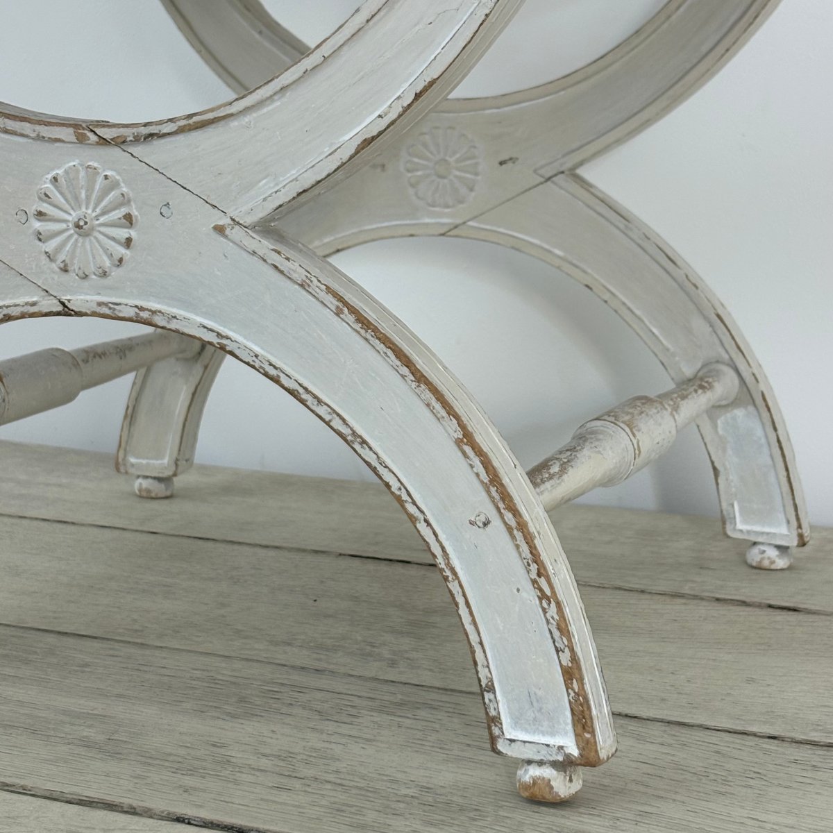 Tabouret curule XIXe-photo-3
