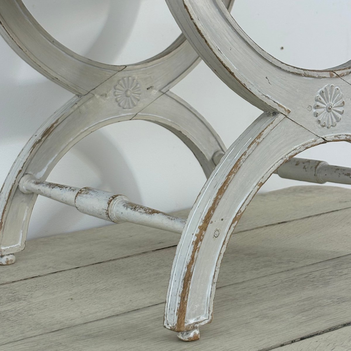 Tabouret curule XIXe-photo-1