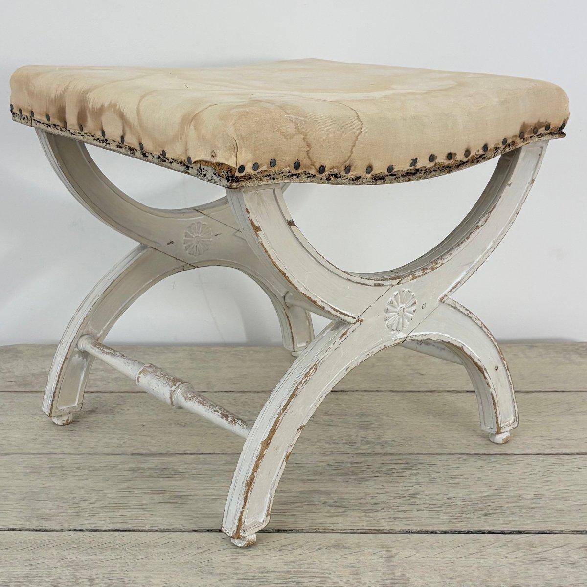 Tabouret curule XIXe-photo-4