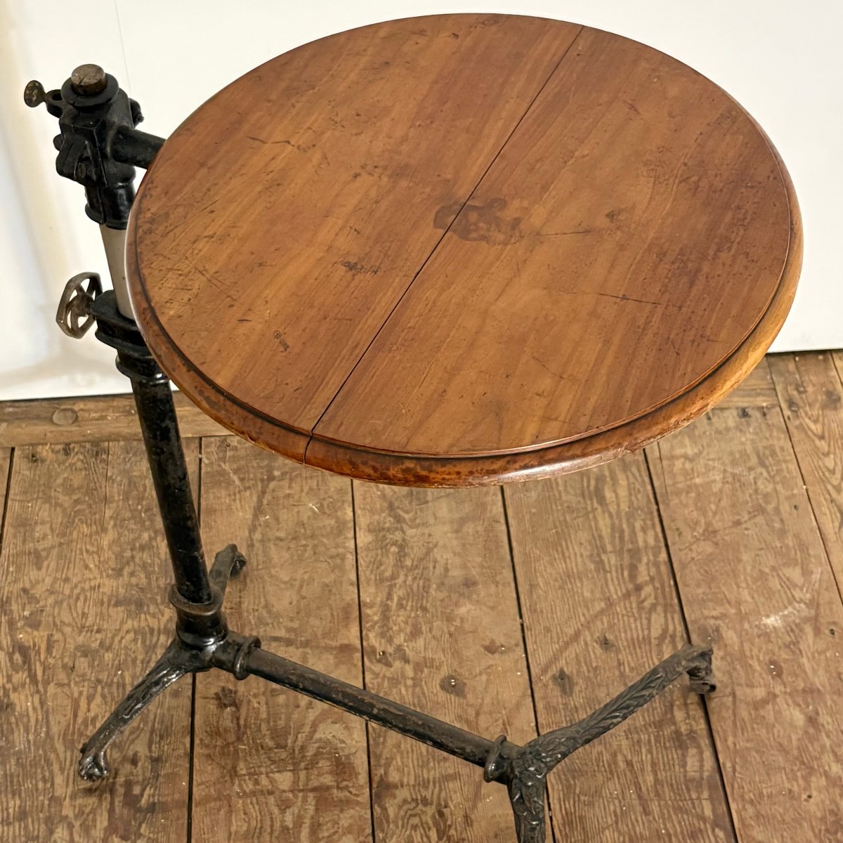 Table sellette en fonte XIXe-photo-3