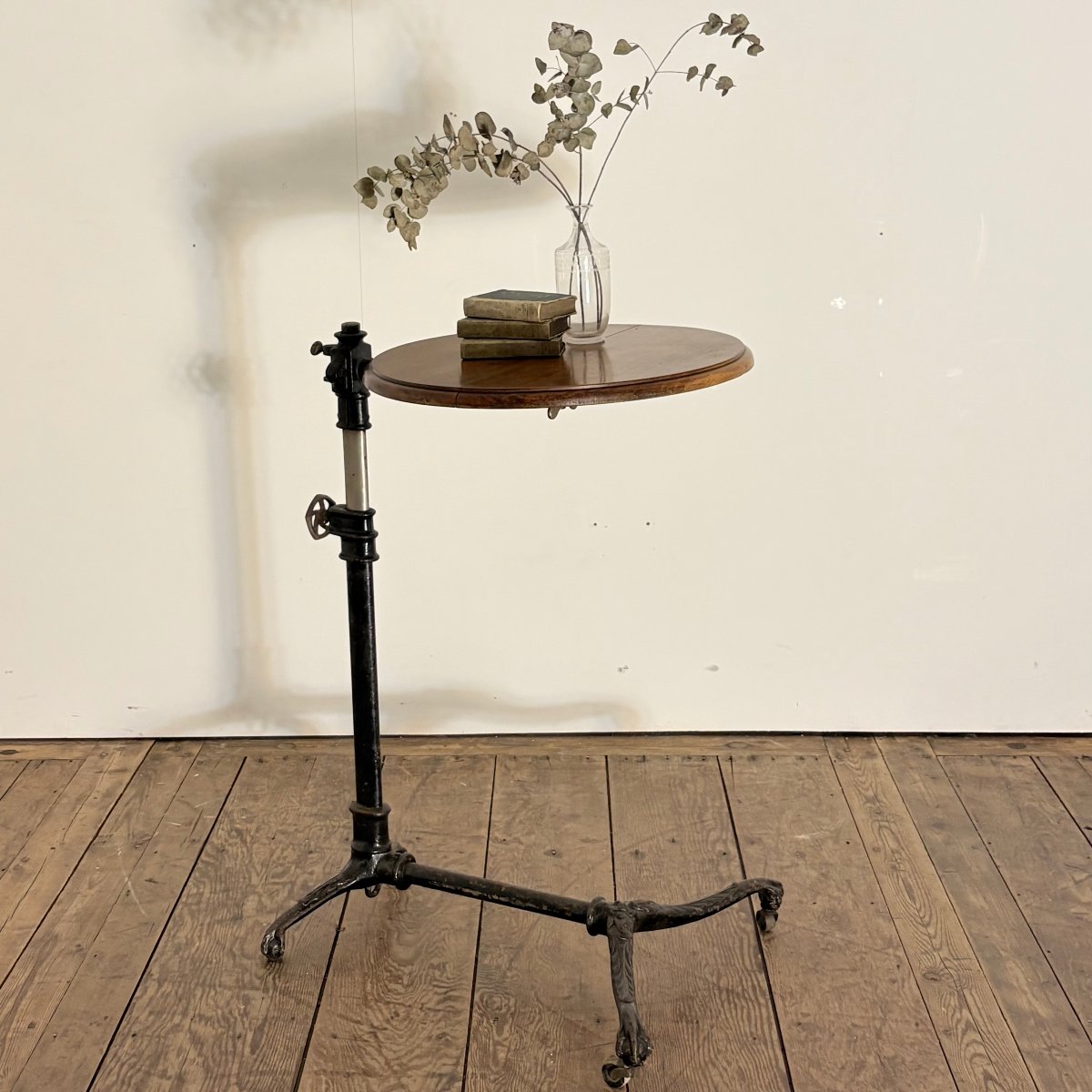 Table sellette en fonte XIXe-photo-5