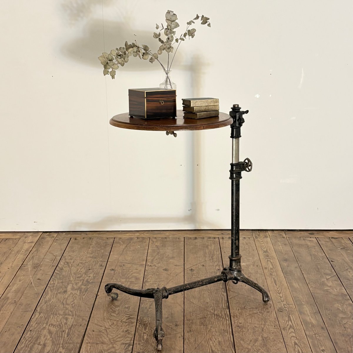 Table sellette en fonte XIXe-photo-6