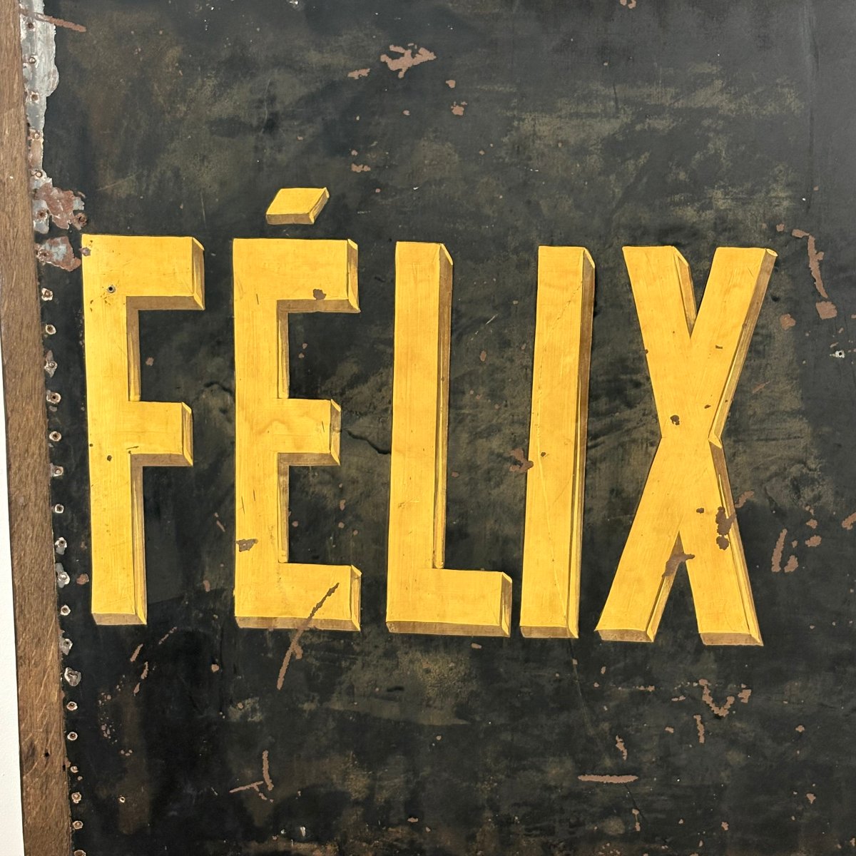 Enseigne en tôle peinte FELIX POTIN-photo-1