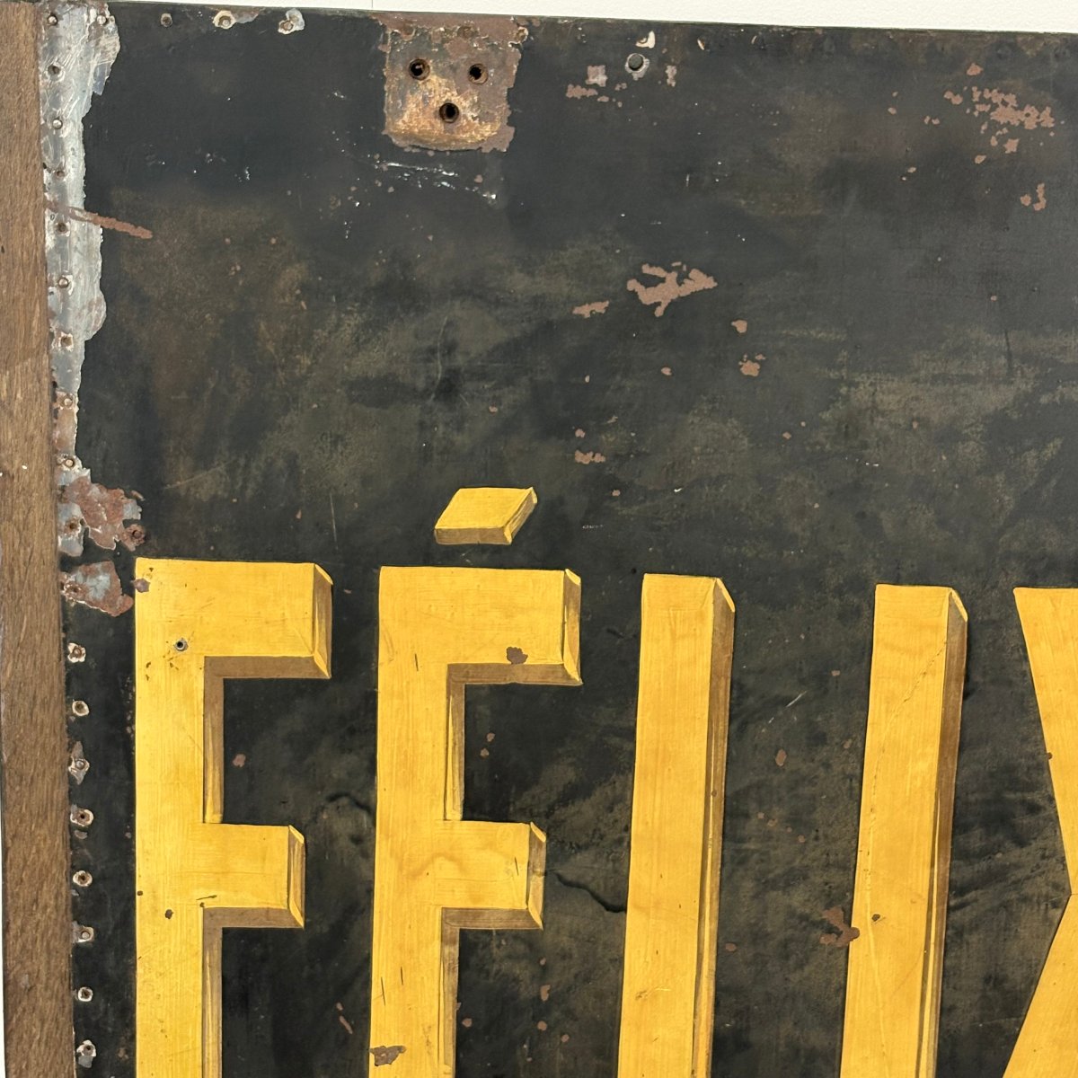Enseigne en tôle peinte FELIX POTIN-photo-2