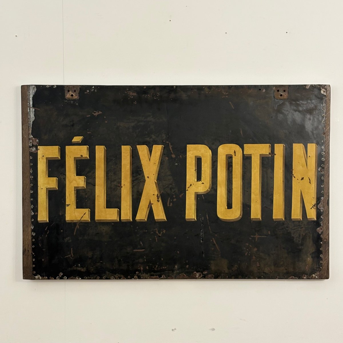 Enseigne en tôle peinte FELIX POTIN-photo-6