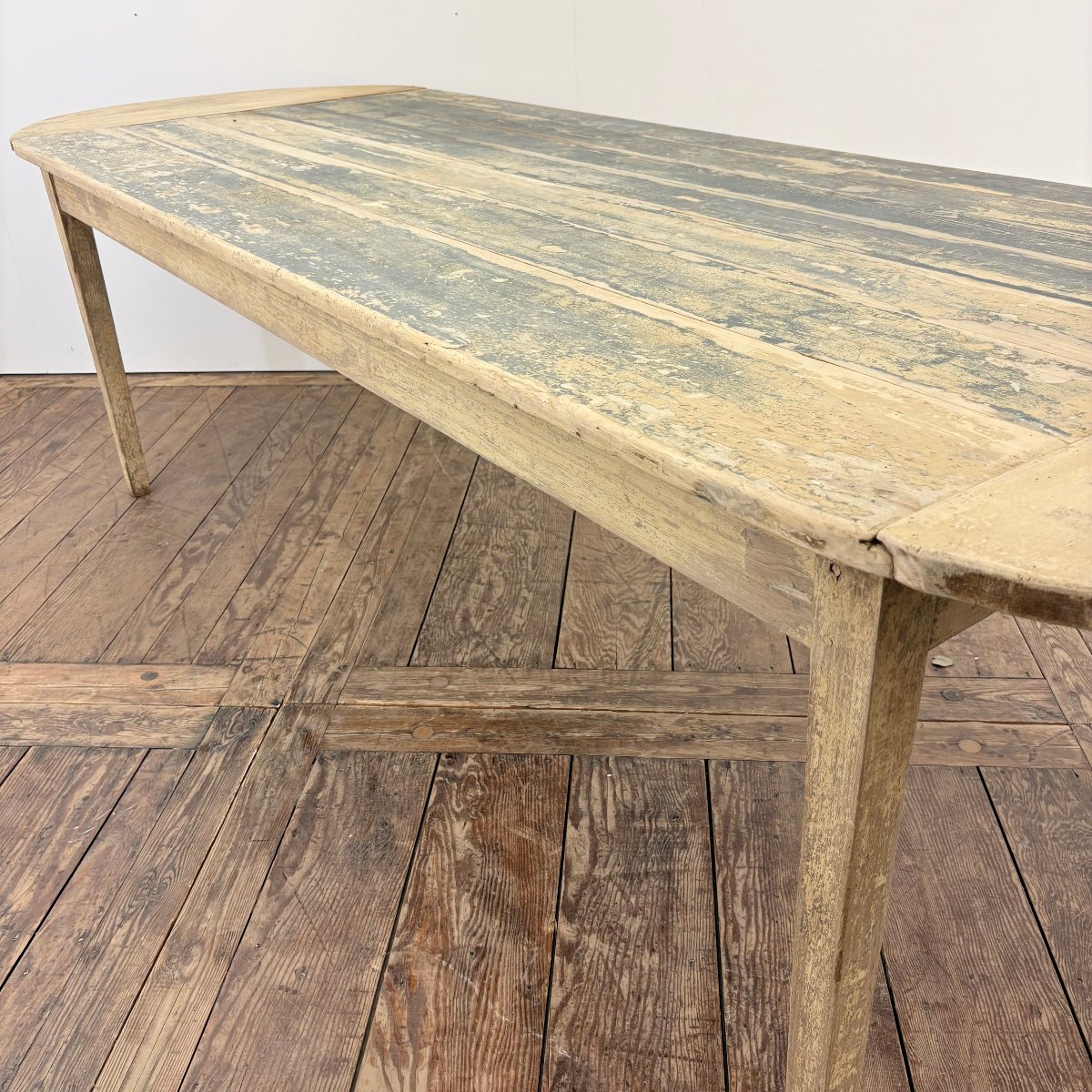 Grande table de ferme à volets XIXe-photo-3