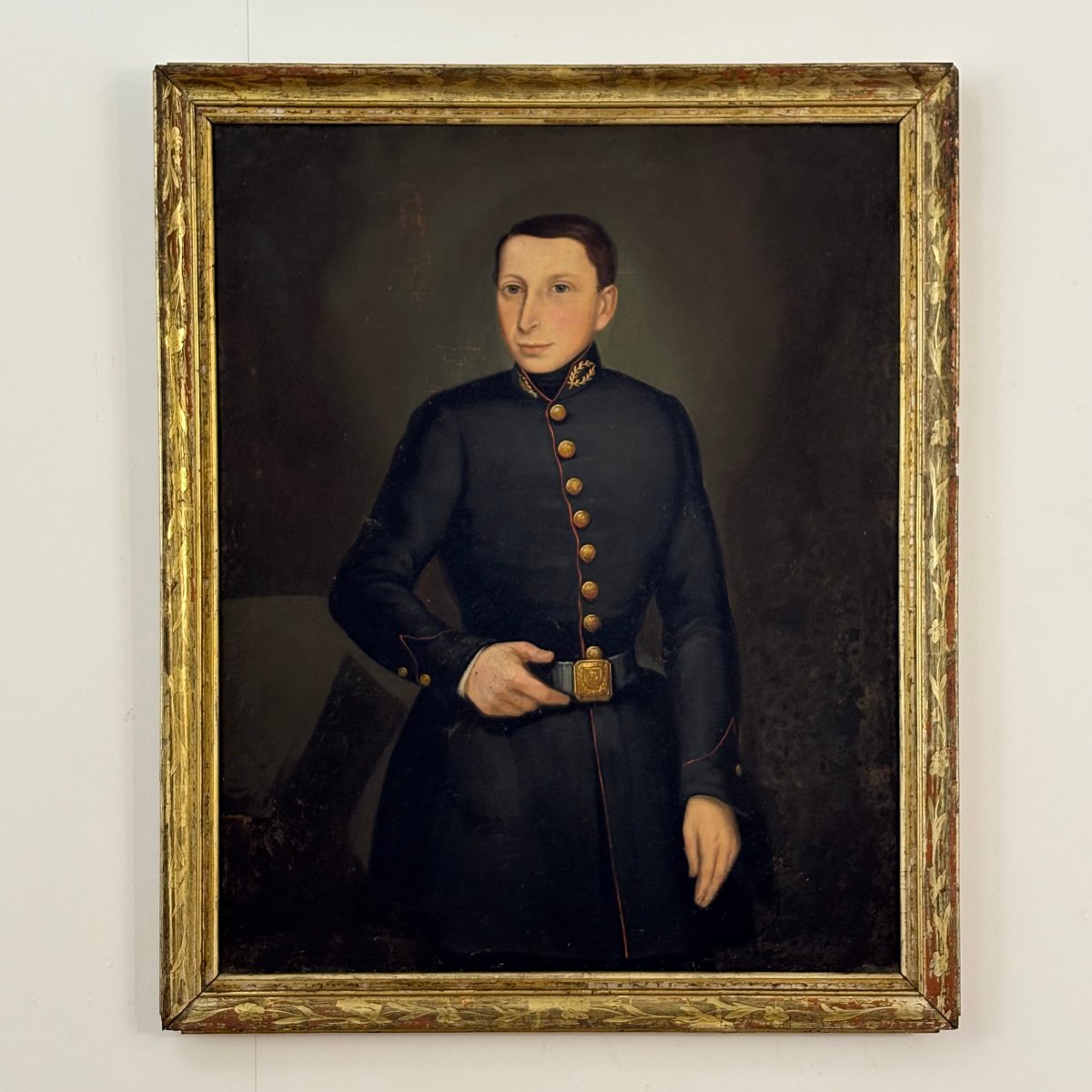 Portrait Of A Young Soldier From The 19th Century-photo-2