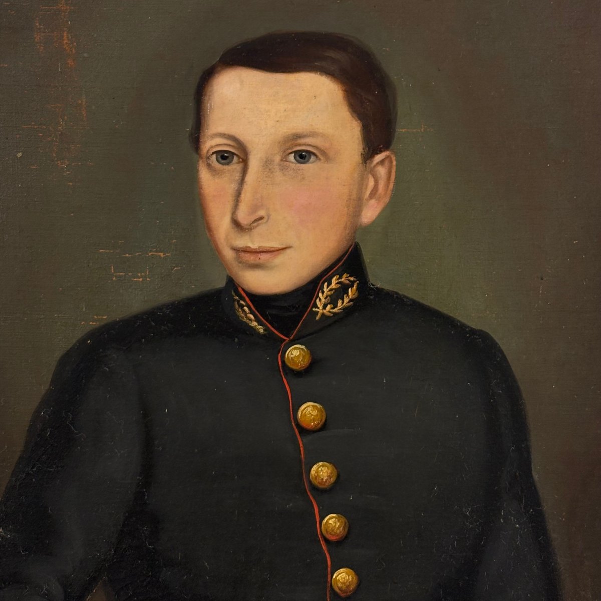 Portrait Of A Young Soldier From The 19th Century-photo-4