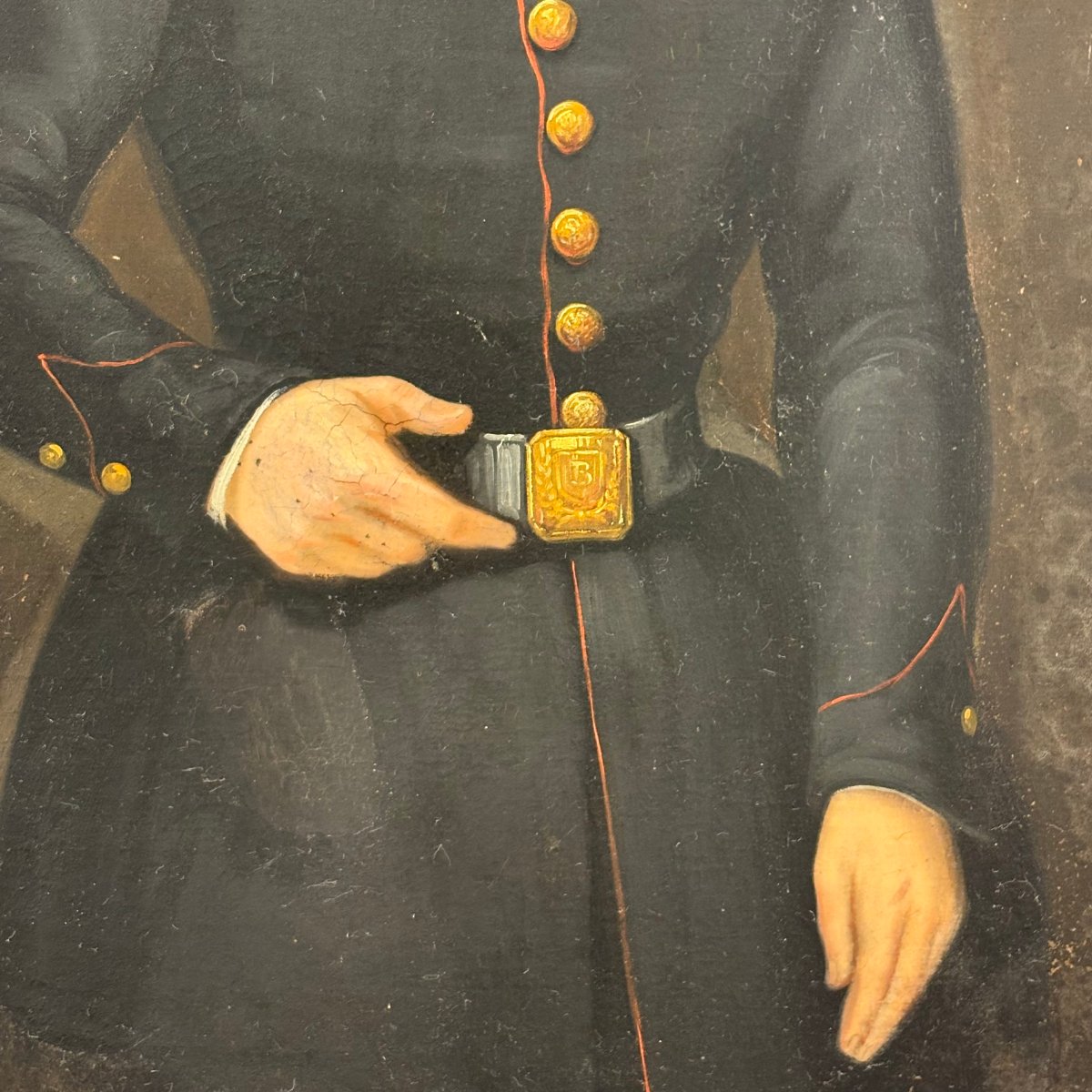 Portrait Of A Young Soldier From The 19th Century-photo-1