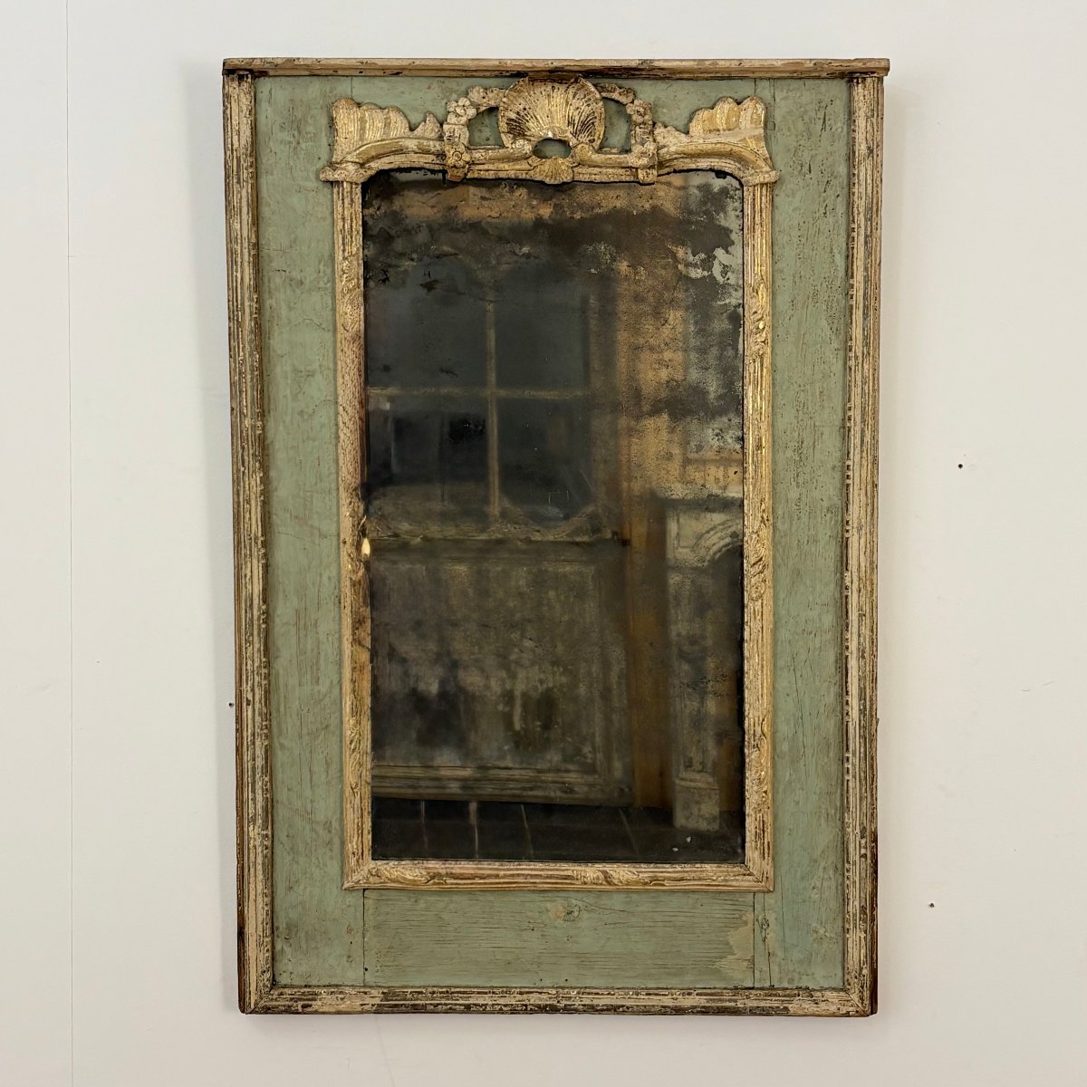 18th-century Paneled Mirror-photo-2