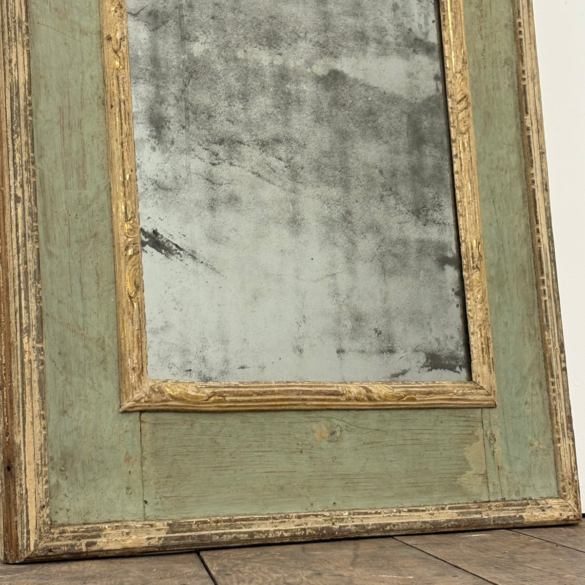 18th-century Paneled Mirror-photo-3