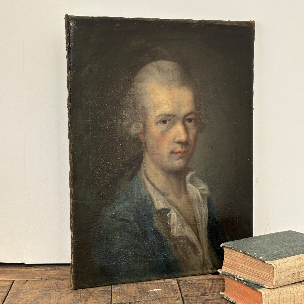 Portrait d'un jeune homme d'époque Révolutionnaire-photo-2