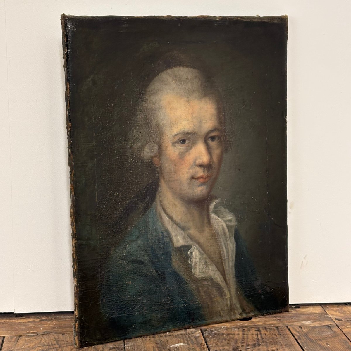 Portrait d'un jeune homme d'époque Révolutionnaire