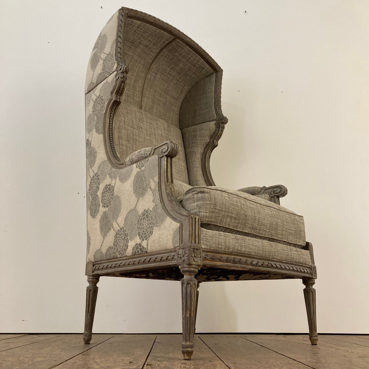 Louis XVI-style Confessional Armchair-photo-4