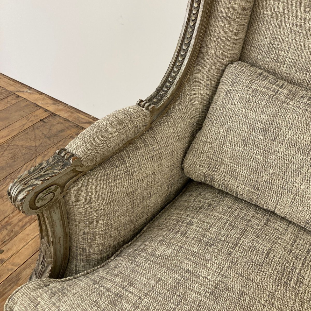 Louis XVI-style Confessional Armchair-photo-1