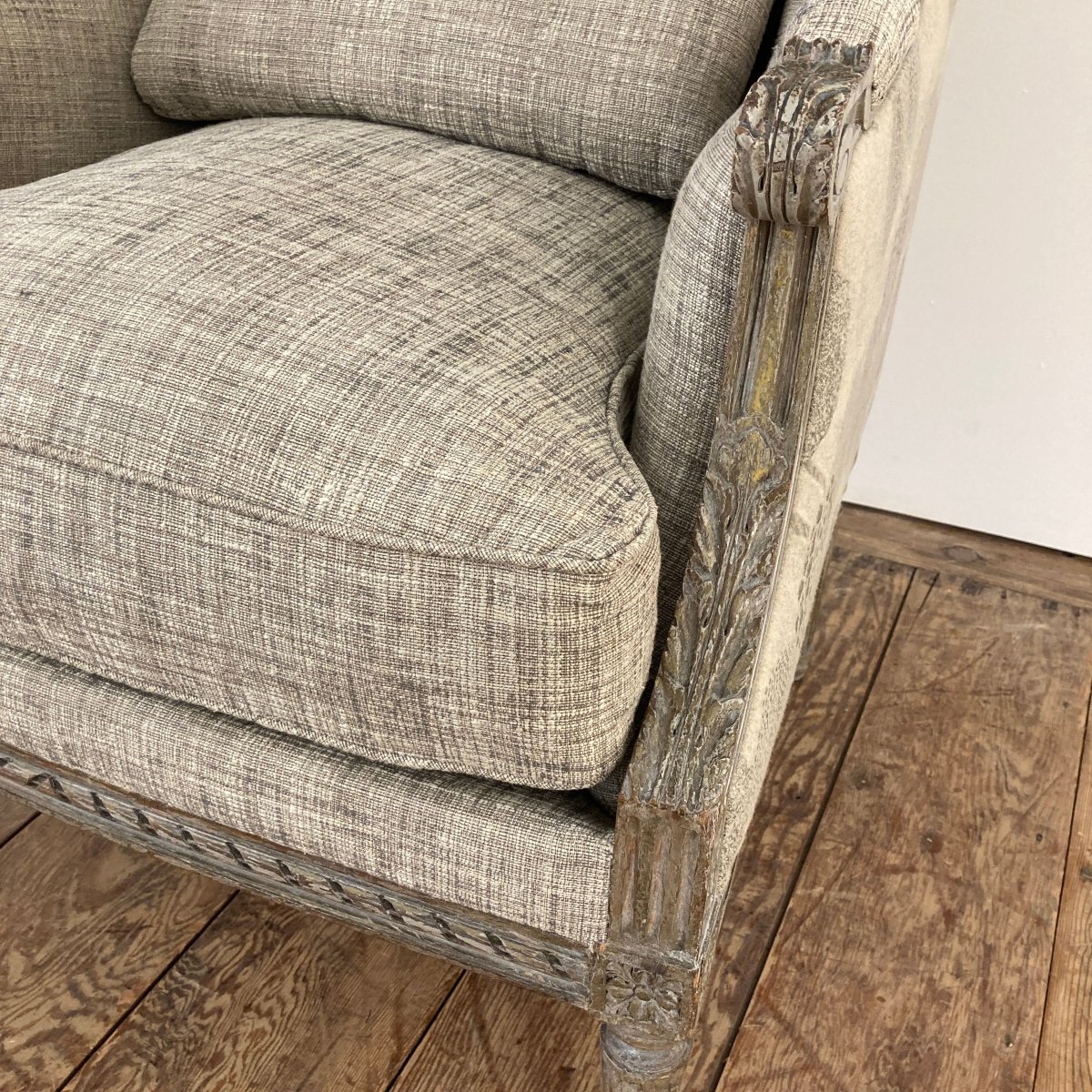 Louis XVI-style Confessional Armchair-photo-5