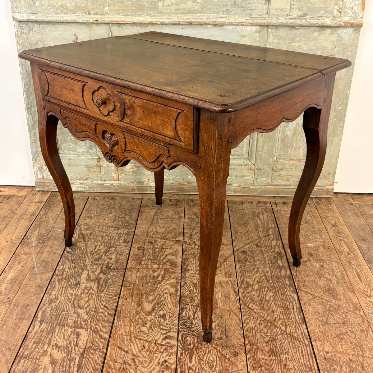 Table console en noyer Provençale XVIIIe-photo-2