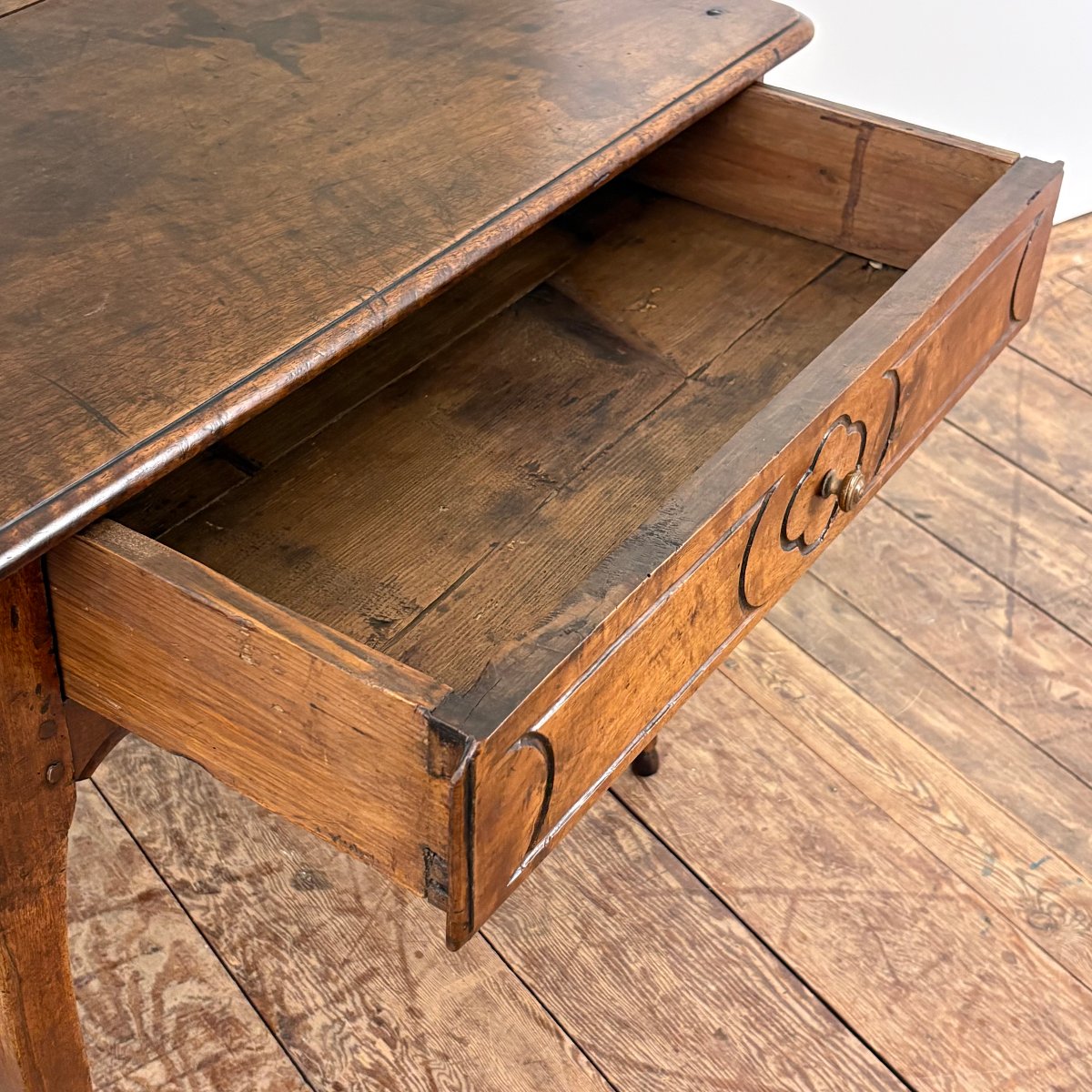 Table console en noyer Provençale XVIIIe-photo-4