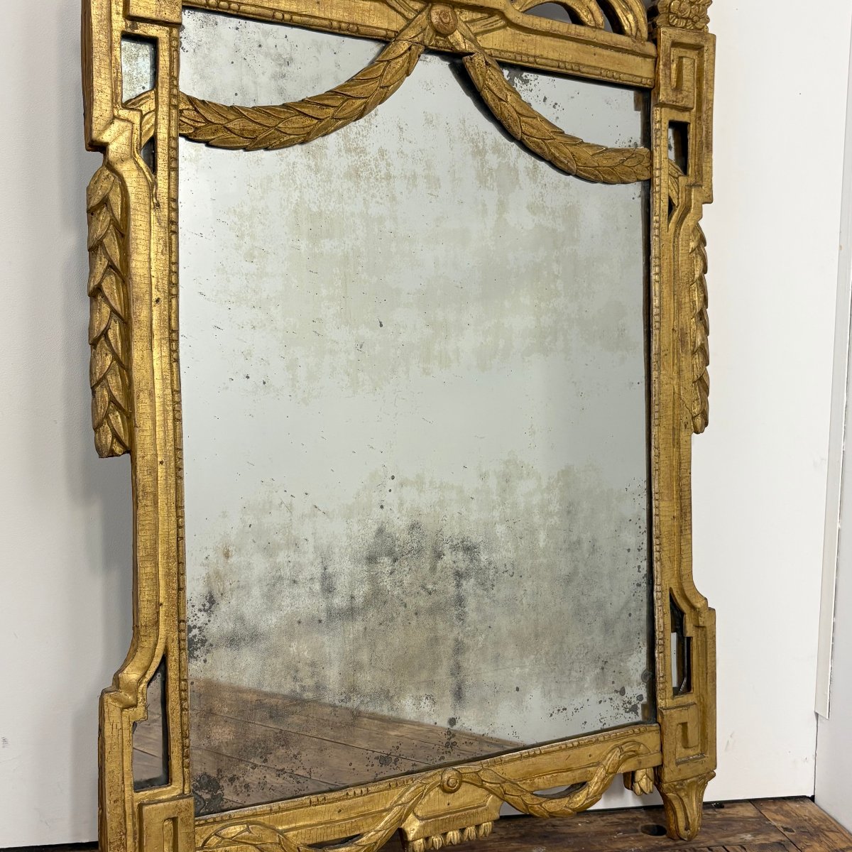 Grand miroir d'époque Louis XVI-photo-3