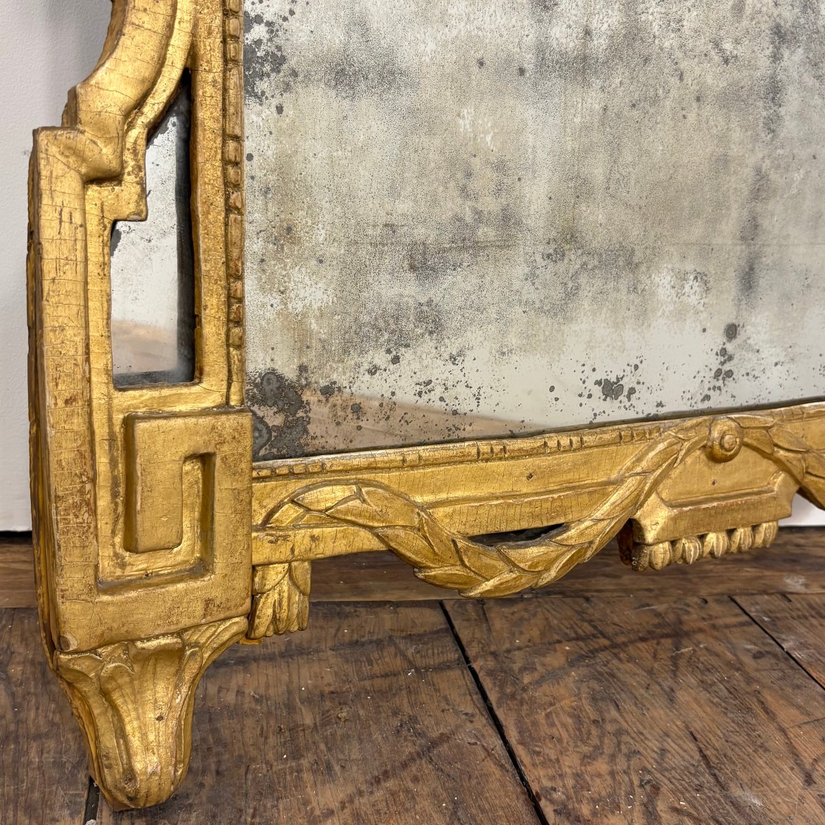 Grand miroir d'époque Louis XVI-photo-4