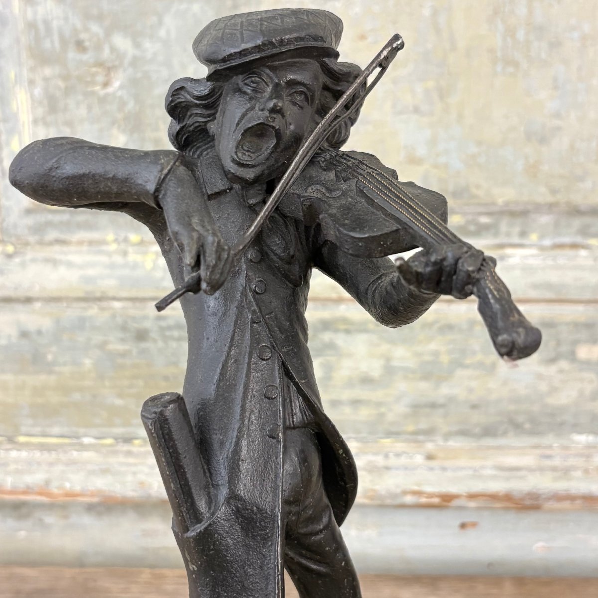Pair Of Whimsical Candlesticks By François George-photo-4