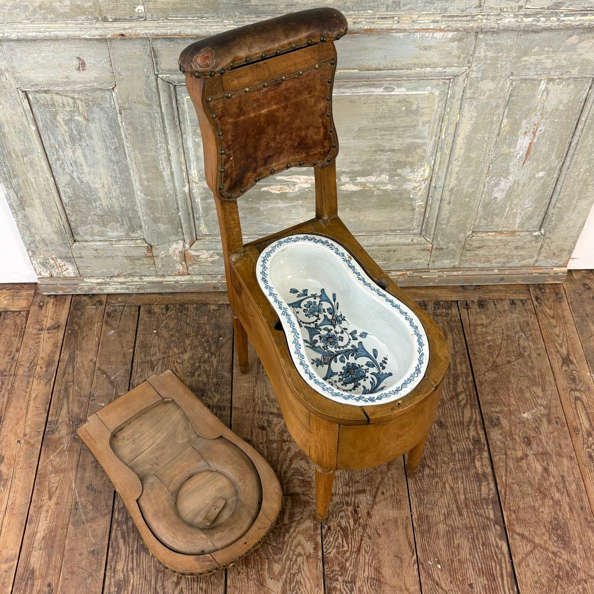 Louis XVI-era Bidet Chair-photo-4